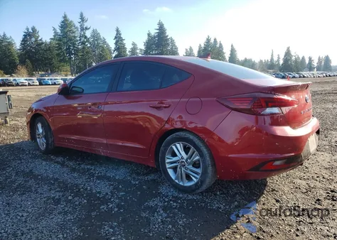2019 Hyundai Elantra Sel из США, поврежденный, VIN KMHD84LF2KU742392